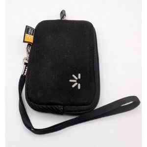 Case Logic Camera Pouch Unisex Small Black Good Padded Zip Case with Wrist Strap